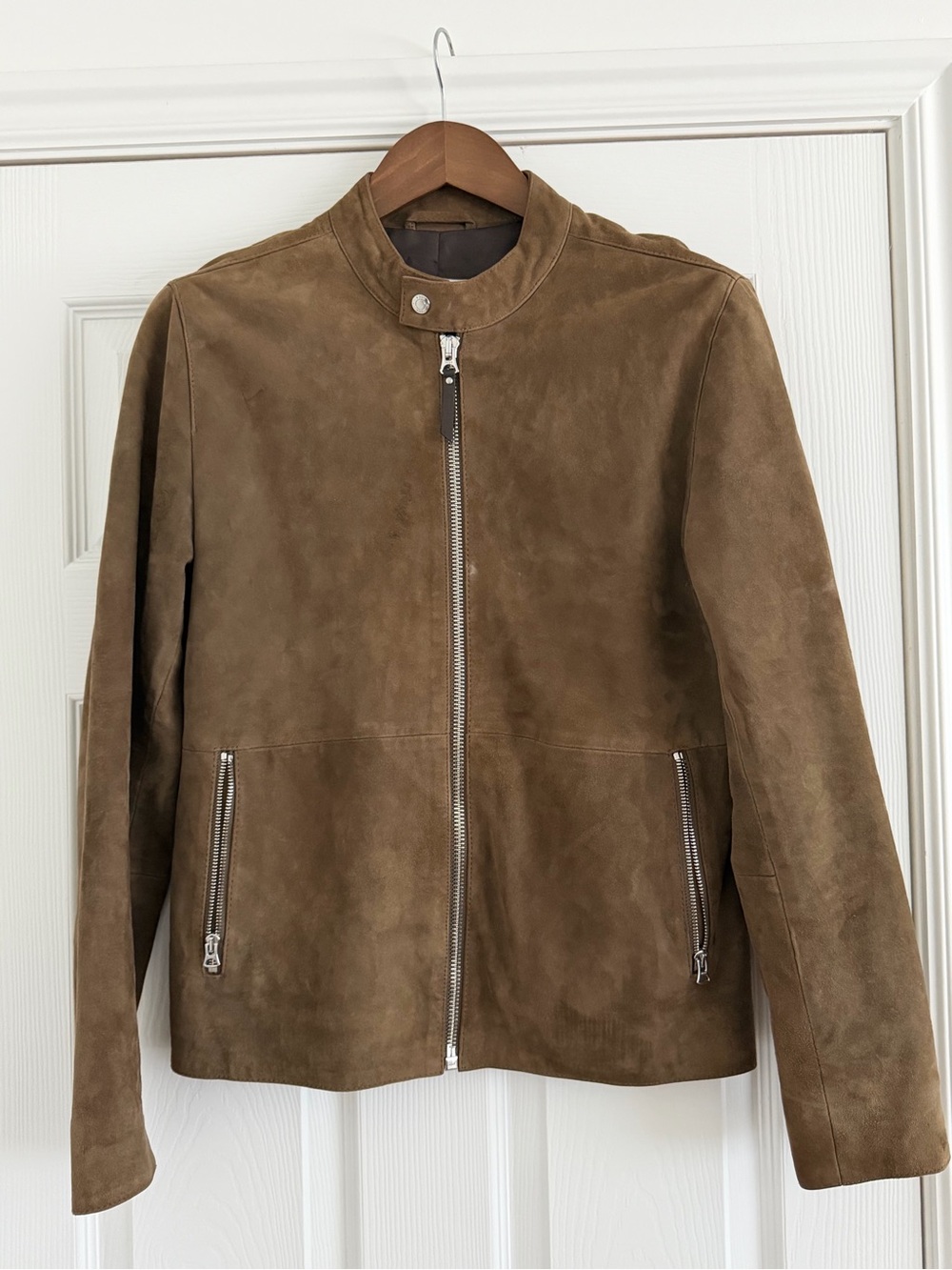 Reiss Men's Brown Suede Jacket